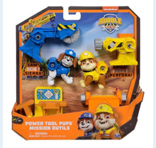 Load image into Gallery viewer, Paw Patrol Rubble &amp; Crew Power Tool Pups Playset