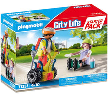 Load image into Gallery viewer, Playmobil City Life Starter Pack - Rescue Balance Racer
