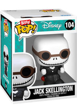Load image into Gallery viewer, Funko Bitty Pop! Rides: The Nightmare Before Christmas - Jack Skellington with Snowmobile
