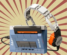 Load image into Gallery viewer, Retro Walkman Cassette Player Block Set