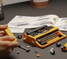 Load image into Gallery viewer, Retro 1980’s Typewriter Building Set