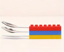 Load image into Gallery viewer, Brick Cutlery Set